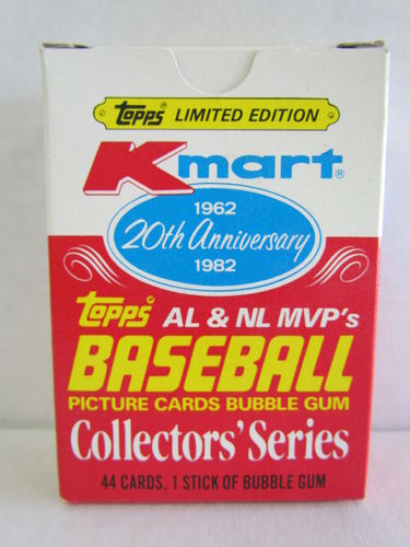 1982 Topps Kmart 20th Anniversary MVP Baseball Set