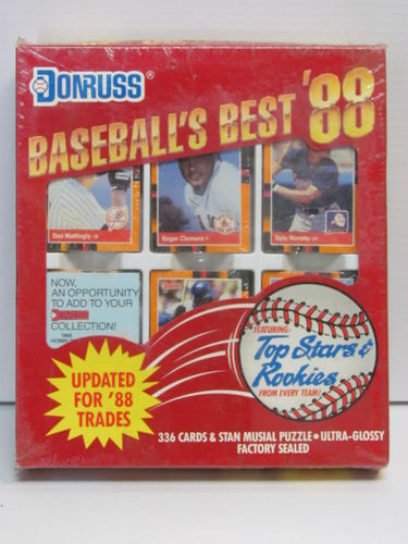 1988 Donruss Baseball's Best Baseball Factory Set