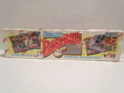 1991 Donruss Baseball (Leaf Preview) Factory Set (shrinkwrap torn)