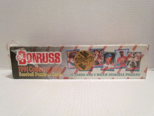 1991 Donruss Baseball (Studio Preview) Factory Set (shrinkwrap torn)