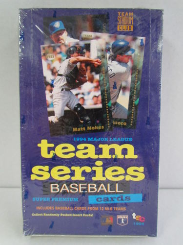 1994 Topps Stadium Club Team Series Baseball Box