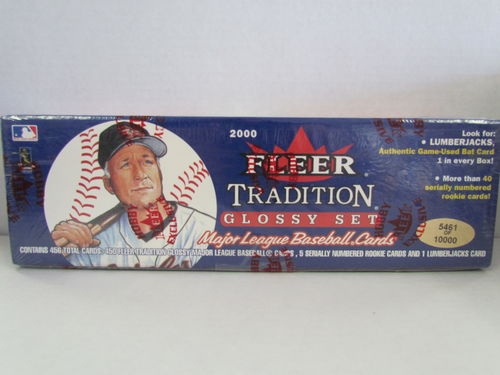 2000 Fleer Tradition Glossy Baseball Factory Set