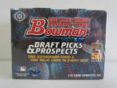2001 Bowman Draft Picks & Prospects Baseball Factory Set