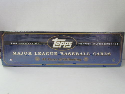 2002 Topps Baseball (Holiday - Blue) Factory Set
