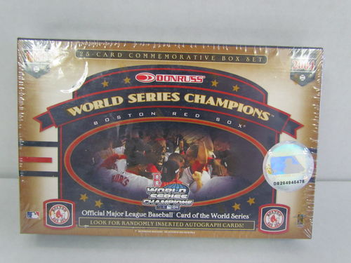 2004 Donruss Boston Red Sox World Series Champions Box Set