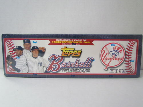2006 Topps Baseball (New York Yankees) Factory Set
