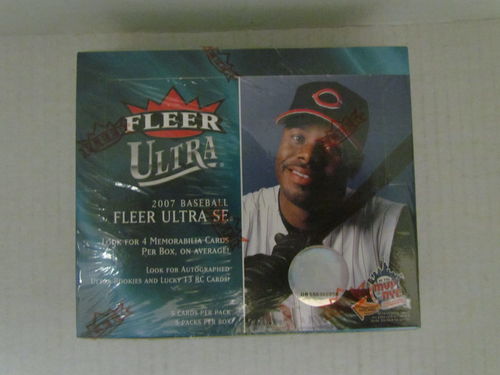 2007 Fleer Ultra SE Baseball Hobby Box