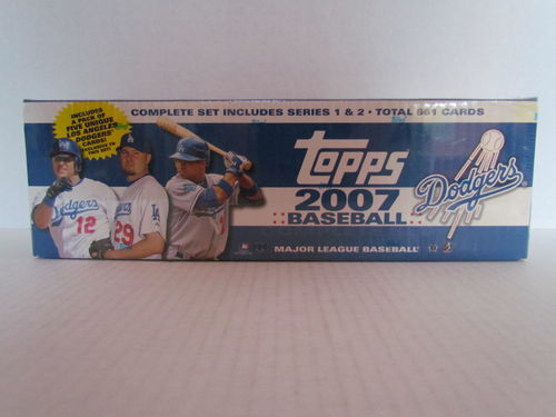 2007 Topps Baseball (Los Angeles Dodgers) Factory Set