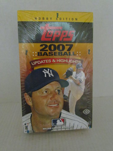 2007 Topps Updates & Highlights Baseball Hobby Box