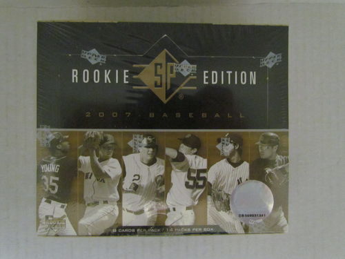 2007 Upper Deck SP Rookie Edition Baseball Hobby Box