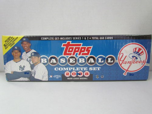2008 Topps Baseball (New York Yankees) Factory Set