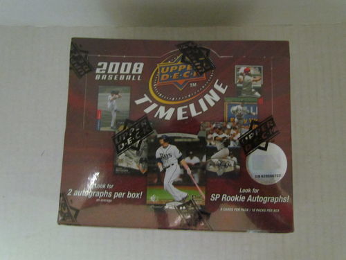 2008 Upper Deck Timeline Baseball Hobby Box