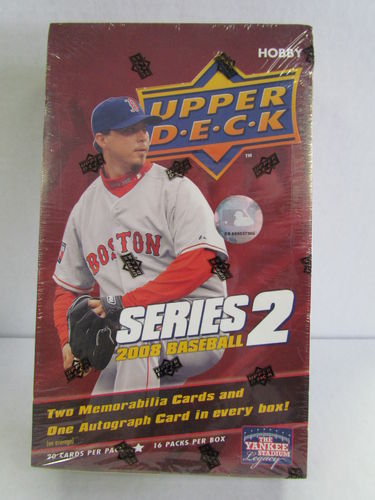 2008 Upper Deck Series 2 Baseball Hobby Box