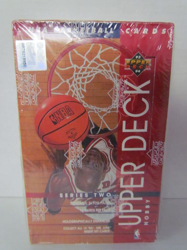 1993/94 Upper Deck Series 2 Basketball Hobby Box (corner dinged)
