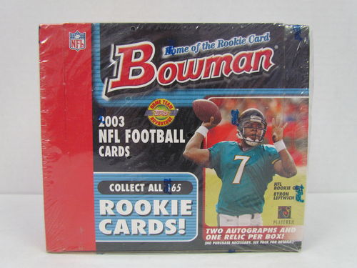 2003 Bowman Football Jumbo Box