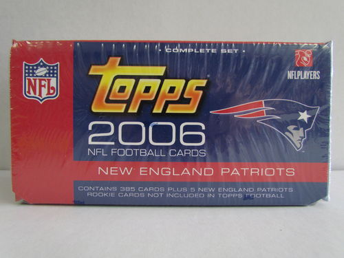 2006 Topps Football (New England Patriots) Factory Set