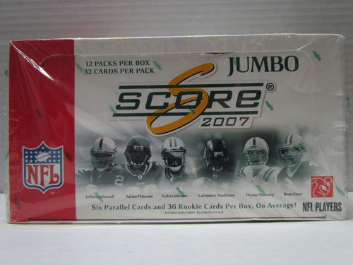 2007 Score Football Jumbo Box