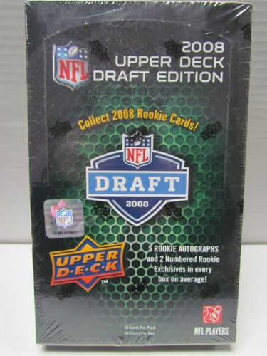 2008 Upper Deck Draft Football Hobby Box