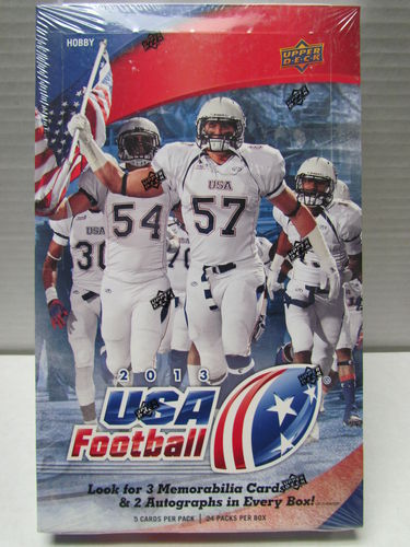 2013 Upper Deck USA Football Hobby Box