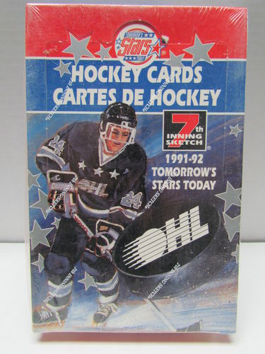 1991/92 7th Inning OHL Tomorrows Stars Today Hockey Hobby Box