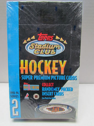 1993/94 Topps Stadium Club Series 2 Hockey Hobby Box