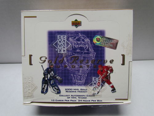 1999/2000 Upper Deck Gold Reserve Hockey Series 2 Update Hobby Box