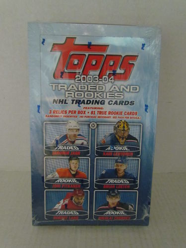 2003/04 Topps Traded and Rookies Hockey Hobby Box
