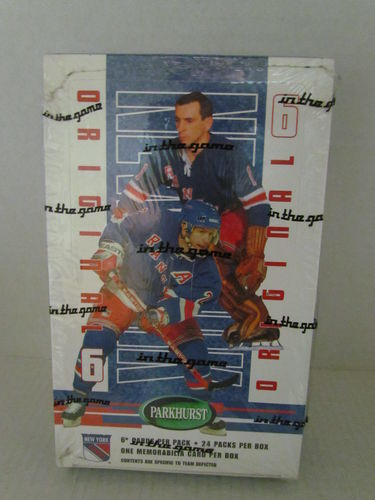 2003/04 Parkhurst Original Six New York Rangers Hockey Hobby Box