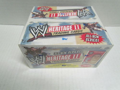2006 Topps WWE Heritage II Wrestling Trading Cards Hobby Box