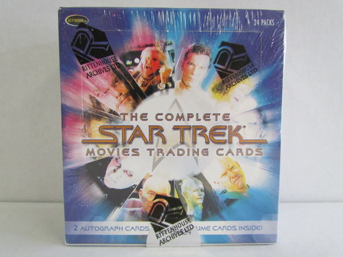 Rittenhouse STAR TREK COMPLETE MOVIES Trading Cards Hobby Box