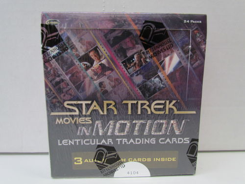 Rittenhouse STAR TREK MOVIES IN MOTION Lenticular Trading Cards Hobby Box