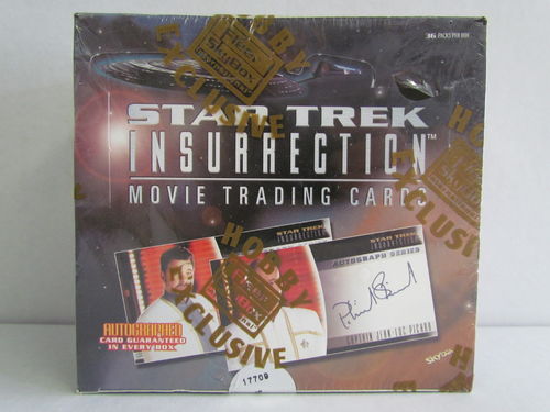 SkyBox Star Trek Insurrection Movie Trading Cards Box