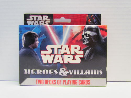Star Wars Heroes & Villains Playing Cards