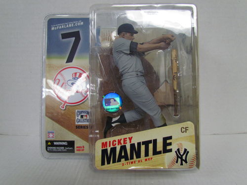 MICKEY MANTLE McFarlane MLB Cooperstown Collection Series 3 Figure