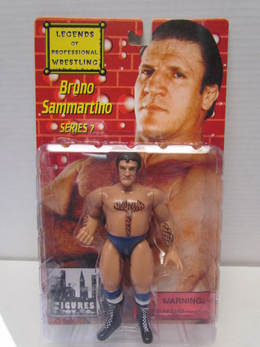 BRUNO SAMMARTINO Legends of Professional Wrestling Series 7 Action Figure