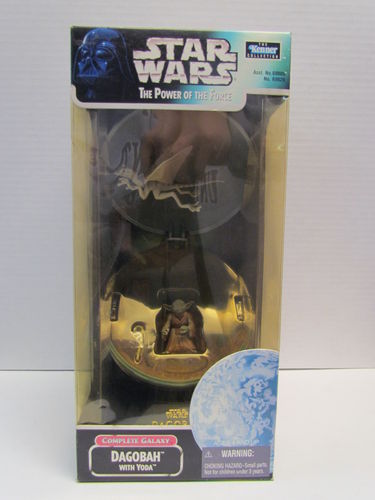 Hasbro Star Wars Power of the Force Complete Galaxy DAGOBAH WITH YODA Figure