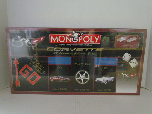 CORVETTE 50th Anniversary Monopoly
