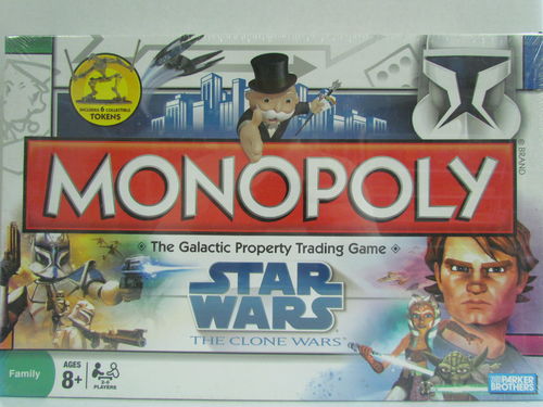 STAR WARS CLONE WARS Monopoly