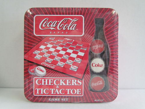 Coca-Cola Checkers & Tic-Tac-Toe