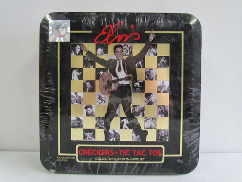 Elvis Checkers & Tic-Tac-Toe