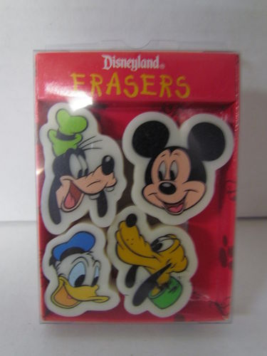 Disneyland 4 Piece Eraser Set