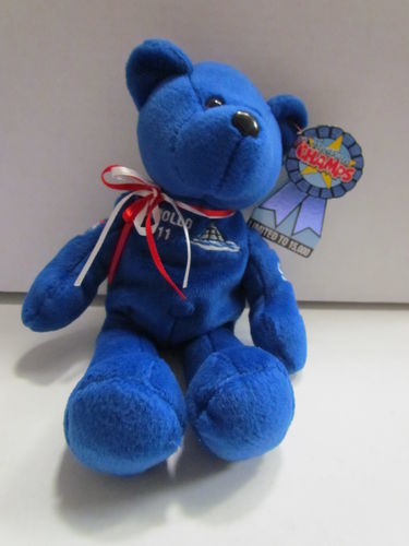 Treasure Champs Plush Bear Apollo 11 (blue)