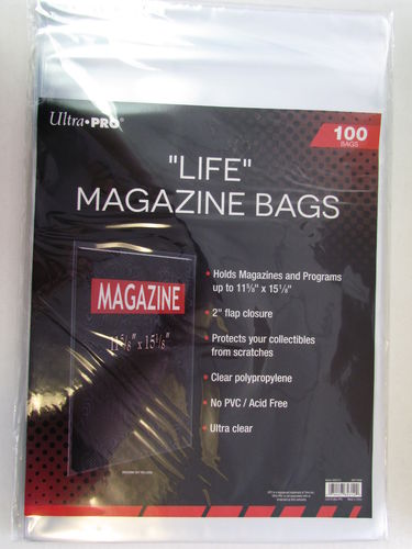 Ultra Pro Comic Bags - Life Magazine #82312