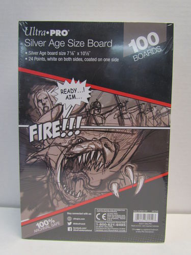 Ultra Pro Comic Boards - Silver #80252