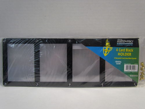 Ultra Pro Screw Holder - 4 Card Black Border #81202