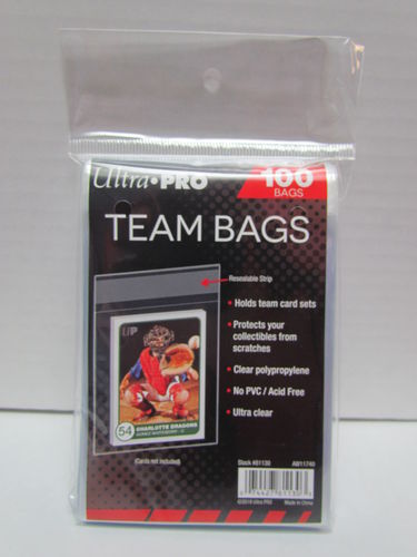 Ultra Pro Resealable Team Bags #81130