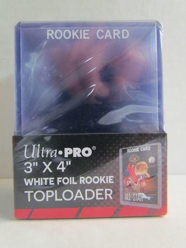 Ultra Pro Top Loader - 3x4 Rookie White #81356