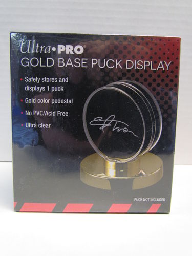 Ultra Pro Gold Base Holder - Hockey Puck #81153