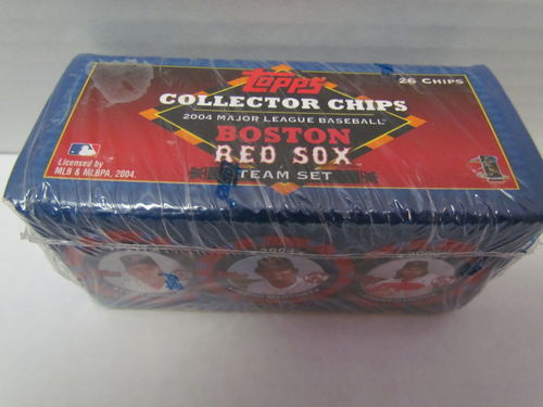 2004 Topps Collector Chips Boston Red Sox Team Set