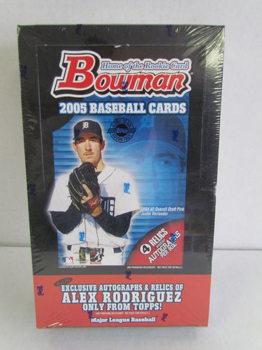 2005 Bowman Baseball Jumbo Box